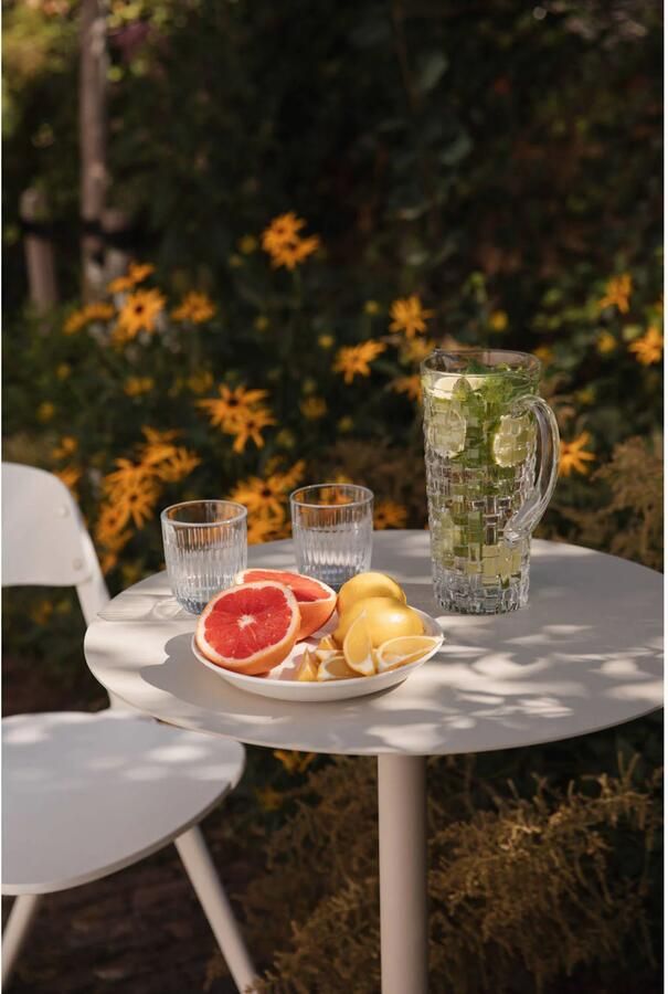 Zuiver Snow Bistrotafel Rond 57 cm Metaal Beige - Foto 2