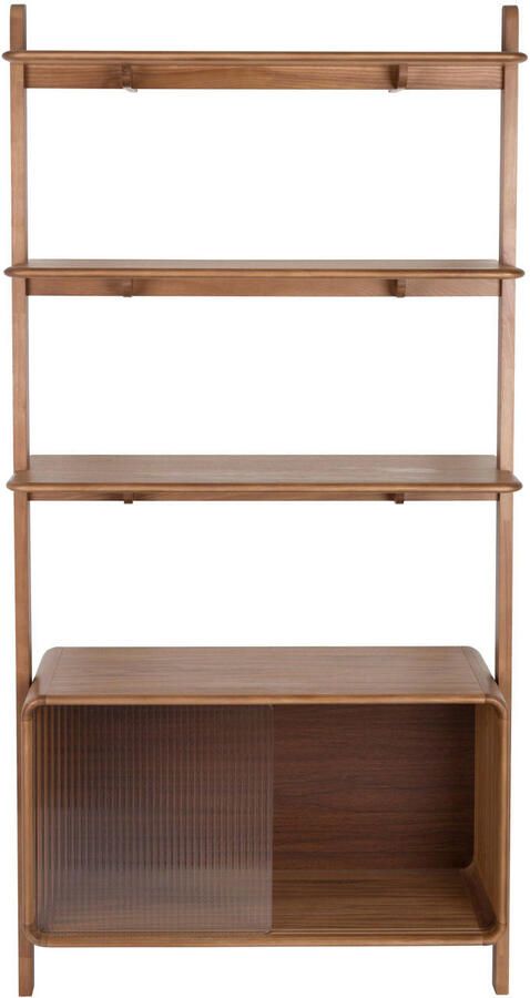 Zuiver Rise Kast Stellingkast Hout Walnoot Bruin} - Foto 3