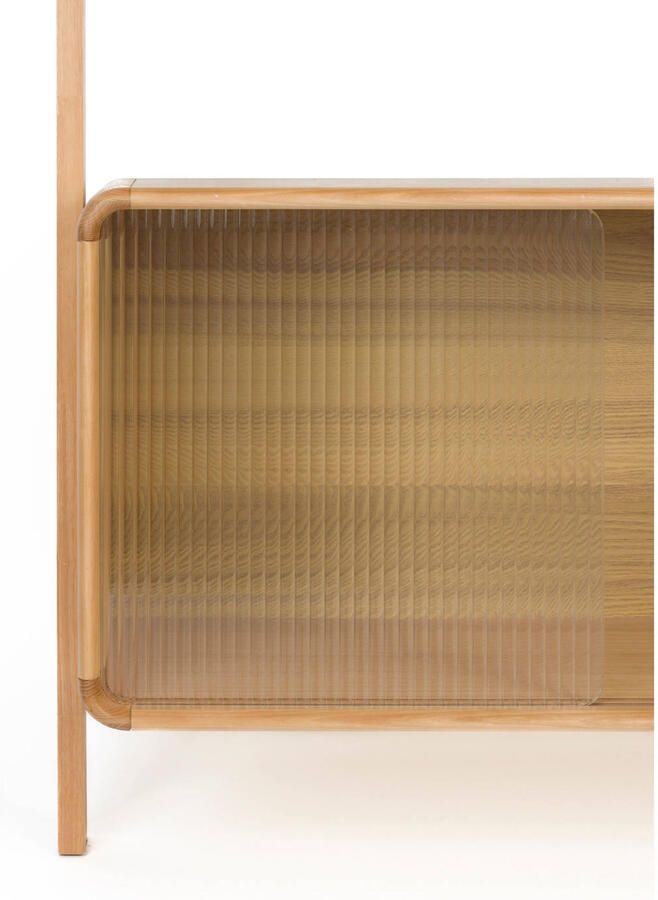 Zuiver Wandkast Rise Essen en Rubberhout 180 x 90cm