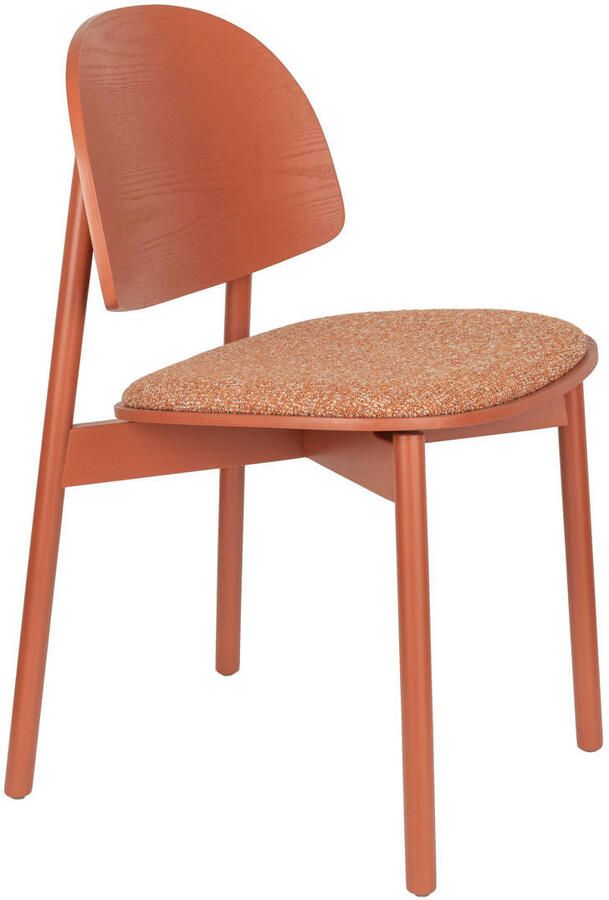 Zuiver Sunrise Eetkamerstoelen Hout Rood Set van 2 - Foto 3