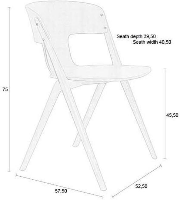 Zuiver Horizon Tuinstoelen Off-White Set van 4 - Foto 2