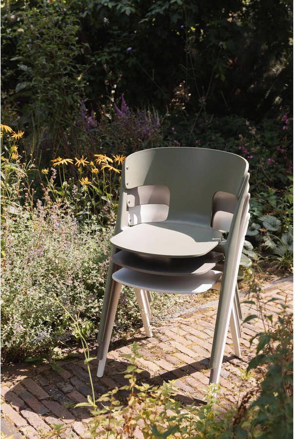 Zuiver Horizon Tuinstoelen Off-White Set van 4