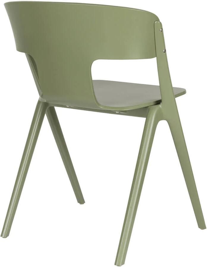 Zuiver Horizon Tuinstoelen Groen Set van 4 - Foto 2