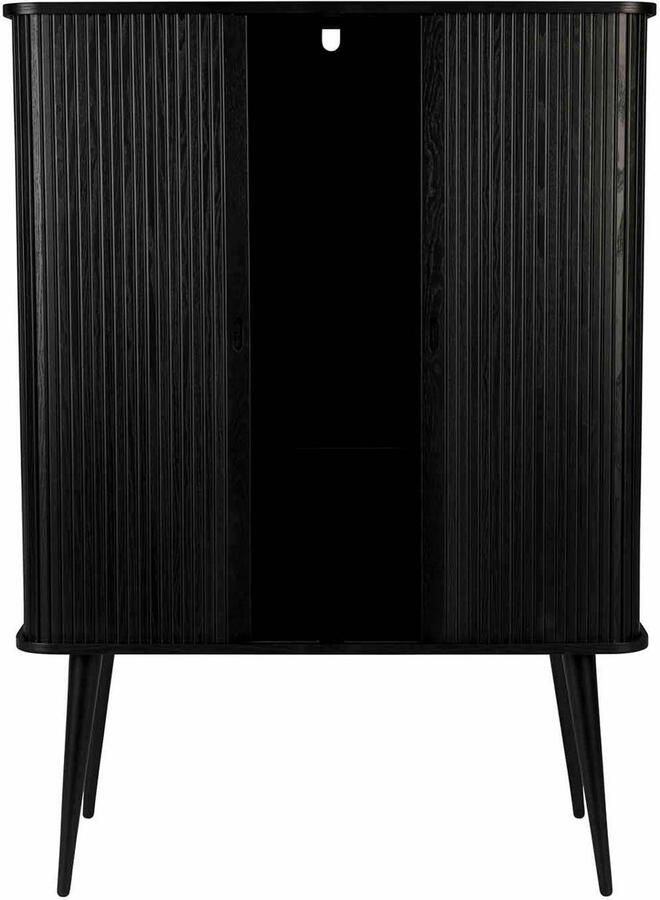 Zuiver Opbergkast Barbier Hout 140 x 100cm Zwart - Foto 2