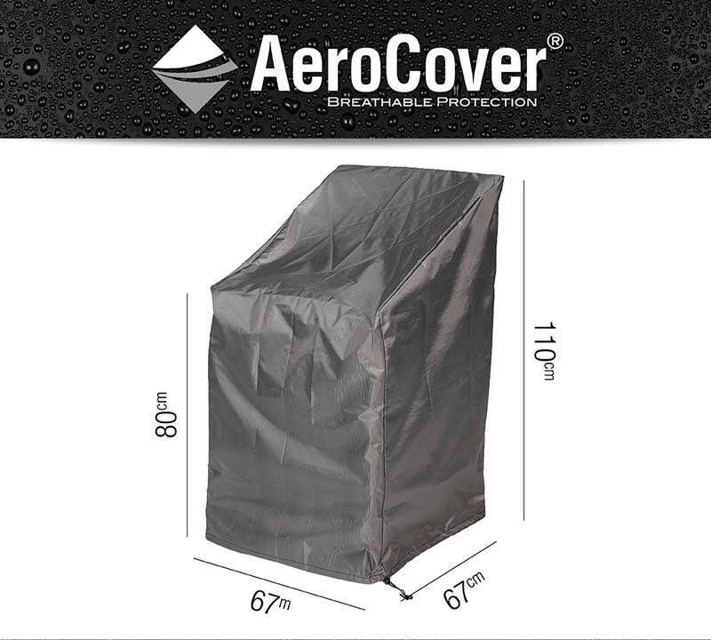 AeroCover Hoes voor stapel stoelen 67x67x80 110 cm - Foto 1