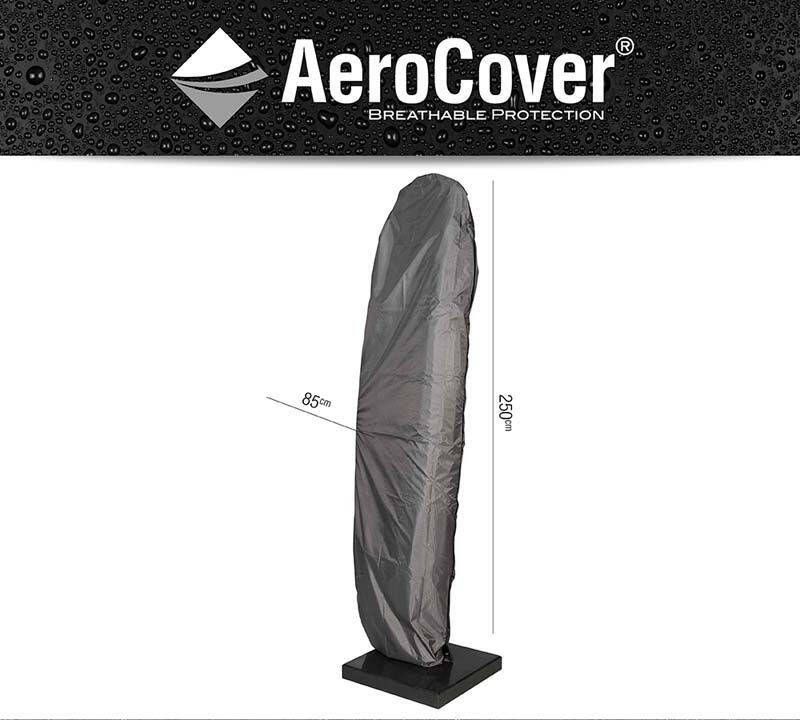 AeroCover Zweefparasolhoes H 250 x Ø 85 cm - Foto 2