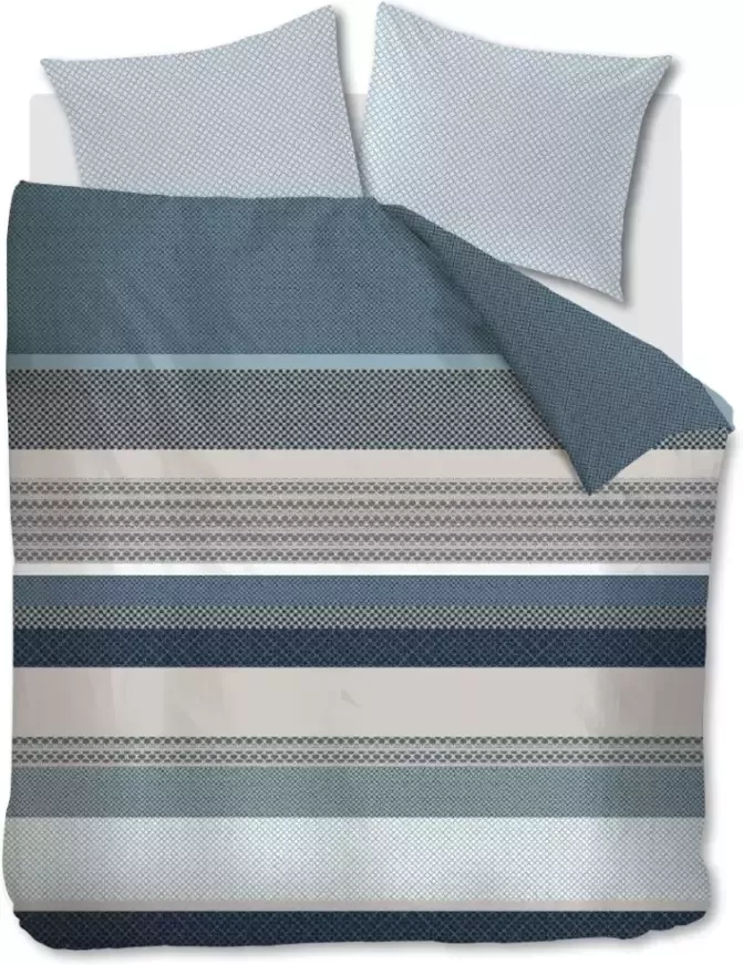 Beddinghouse Lennart Dekbedovertrek 200 x 200 220 cm Blauw