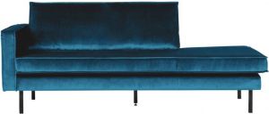 BePureHome Daybed Rodeo Left Velvet Blue