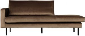 BePureHome Daybed Rodeo Left Velvet Taupe