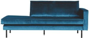 BePureHome Daybed Rodeo Right Velvet Blue