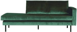 BePureHome Daybed Rodeo Right Velvet Green Forest