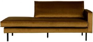 BePureHome Daybed Rodeo Right Velvet Honing Geel