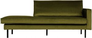 BePureHome Daybed Rodeo Right Velvet Olive