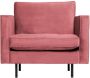 BePureHome Fauteuil Rodeo Classic Velvet Pink - Thumbnail 1