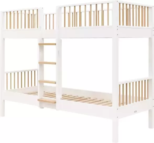 Bopita Ivo stapelbed 90x200 Wit Naturel - Foto 2