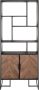 24Designs Criss Cross Boekenkast B80 X D40 X H185 Cm Zwart Bruin - Thumbnail 3