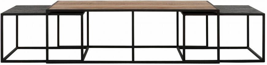 DTP Home Coffee table Cosmo rectangular set of 3 35x110x60 cm 32... - Foto 4