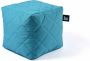 Extreme Lounging b-box quilted poef voor binnen en buiten ergonomische en waterdicht 40x40x40cm aqua - Thumbnail 2