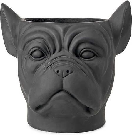 Feelings Deco Planter Bulldog Black