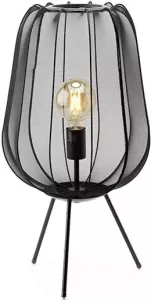 Light & Living Tafellamp Ø34x60 cm PLUMERIA zwart
