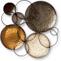 Boltze Wandobject ijzer Kunst -75x75cm Bruin - Thumbnail 2