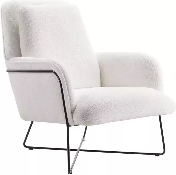 INHOUSE Fauteuil Olanto Off-White