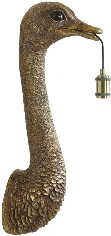 Light & Living Wandlamp Ostrich 72cm Antiek Brons - Foto 2