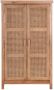 24Designs Provence Webbing Kast 2-Deurs 80x40x140 Cm Naturel Mindi - Thumbnail 3