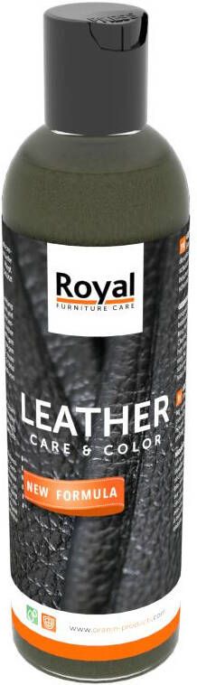 Royal furniture care Leather care & color Olijfgroen