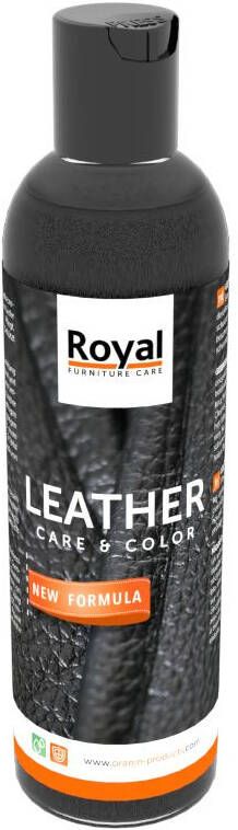 Oranje Furniture Care Leather care & color Zwart 250 ml