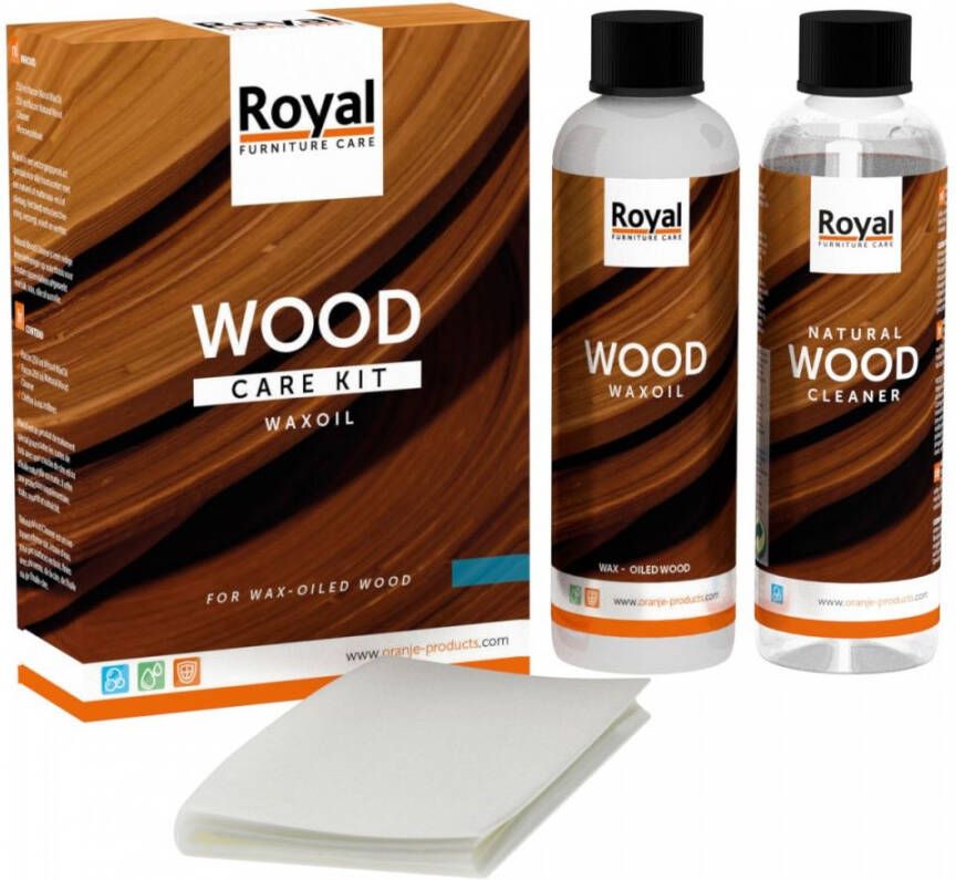 Oranje Furniture Care WaxOil Wood Care Kit + Cleaner