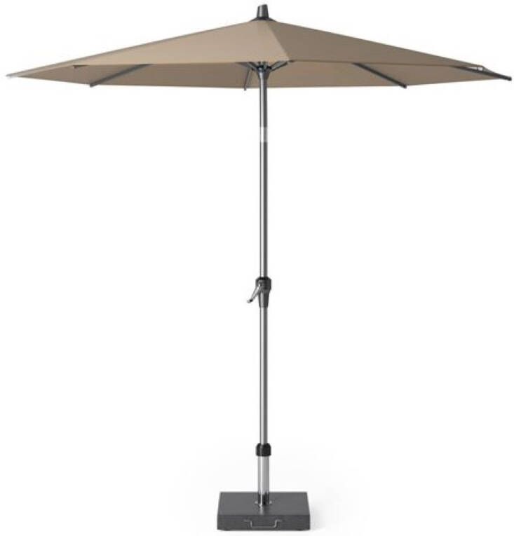Platinum " Riva parasol 250 cm rond taupe met kniksysteem" - Foto 1