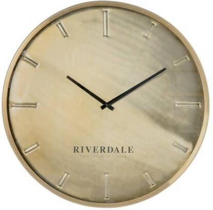 Riverdale Wandklok Ray brons 60cm online kopen