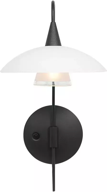 Steinhauer Wandlamp tallerken LED 2656zw zwart - Foto 2