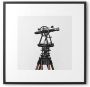 WANDKRAFT Schilderij telescoop Collectie heritage Forex met zwarte lijst 70x118cm - Thumbnail 1