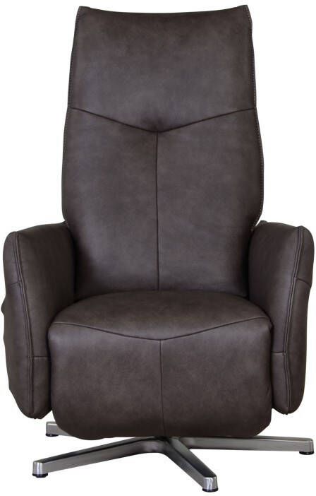 Woonboulevard Poortvliet Collectie Relaxfauteuil Wedemark Donkerbuin