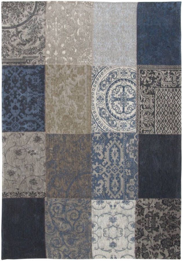 Woonboulevard Poortvliet Karpet Vintage Multi blue denim 60x90 online kopen