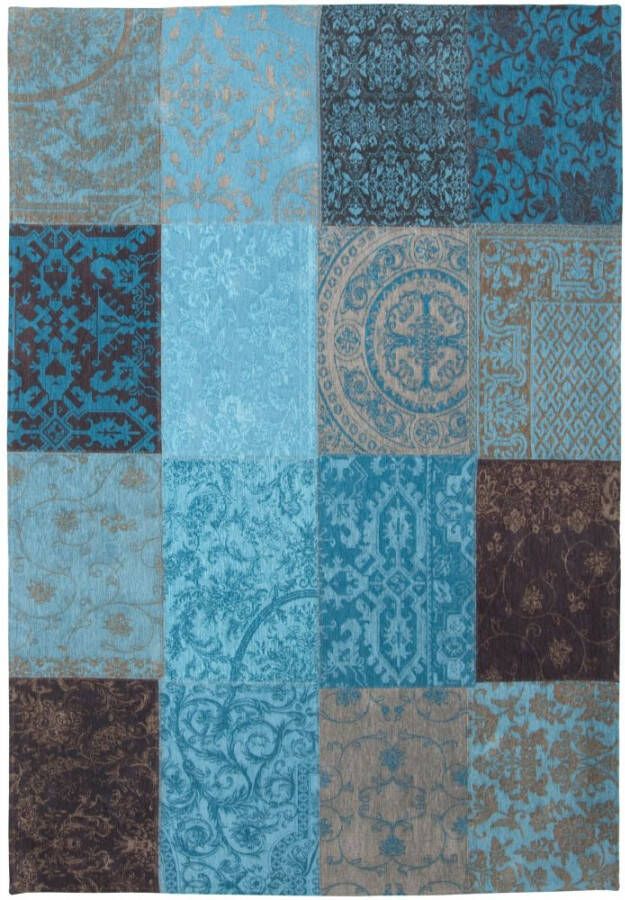 Woonboulevard Poortvliet Karpet Vintage Multi turquoise 80x150 online kopen
