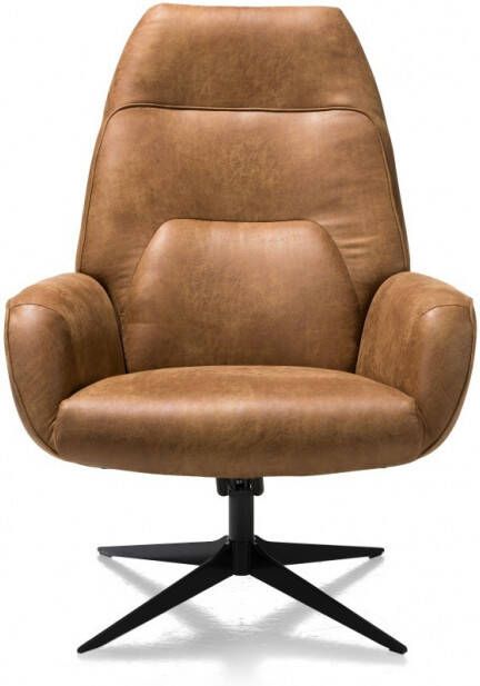 XOOON Draaifauteuil Capri Cognac