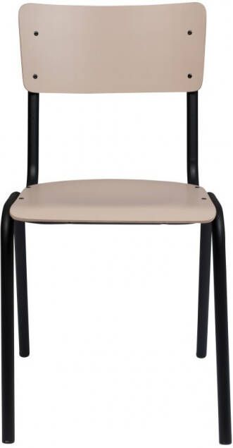 Zuiver Back To School Mat Eetkamerstoel Beige Set van 4 - Foto 2