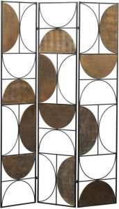 BePureHome Passage Kamerscherm Metaal Antique Brass 180x137x1