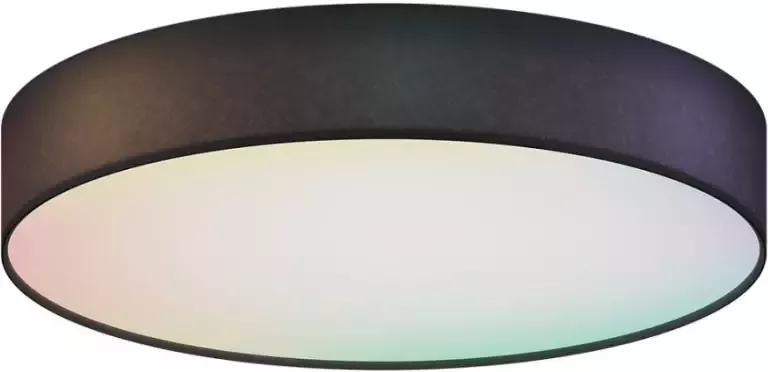Calex Slimme Plafondlamp 40cm RGB en Warm Wit Zwart