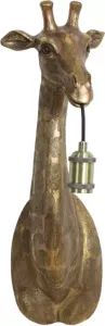 Light & Living Wandlamp Giraffe Antiek Brons 20.5x19x61cm