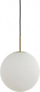 Light & Living Hanglamp Medina Wit Glas Ø30cm