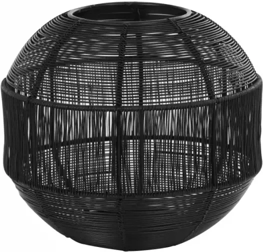 Light & Living Sfeerlicht Pilka Zwart Metaal 20x20x20cm (BxHxD)