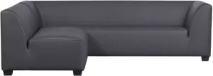 Woonexpress Vt Wonen Hoekbank Vtwonen Hollandia Grijs Stof Grijs 70x230x129cm (hxbxd)