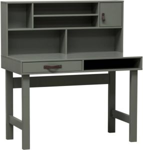 Woonexpress Vt Wonen Bureau Vtwonen Stage Groen Hout Groen 122x110x58cm (hxbxd)