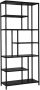 Woonexpress Boekenkast Bemelen Marmer Zwart 84 x 188 x 35 cm (BxHxD) - Thumbnail 1