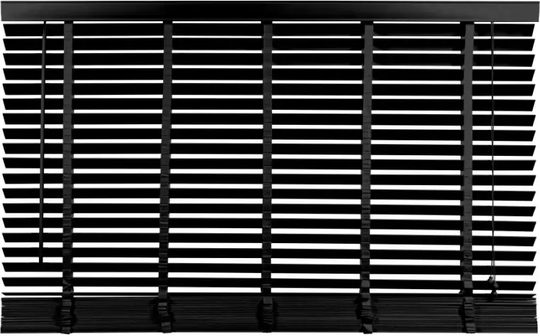 Woonexpress Jaloezie Hout Zwart Hout 180x180x5cm (BxHxD)