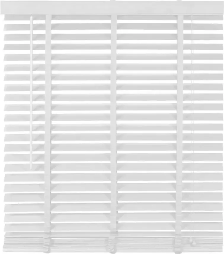 Woonexpress Jaloezie Hout Wit Hout 120x210x5cm (BxHxD)